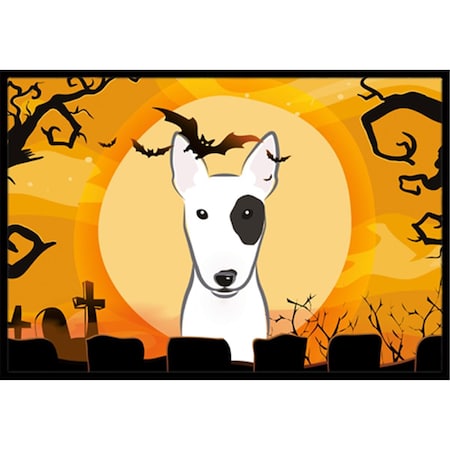 Jensendistributionservices Halloween Bull Terrier Indoor & Outdoor Mat, 24 x 36 in. MI2556840